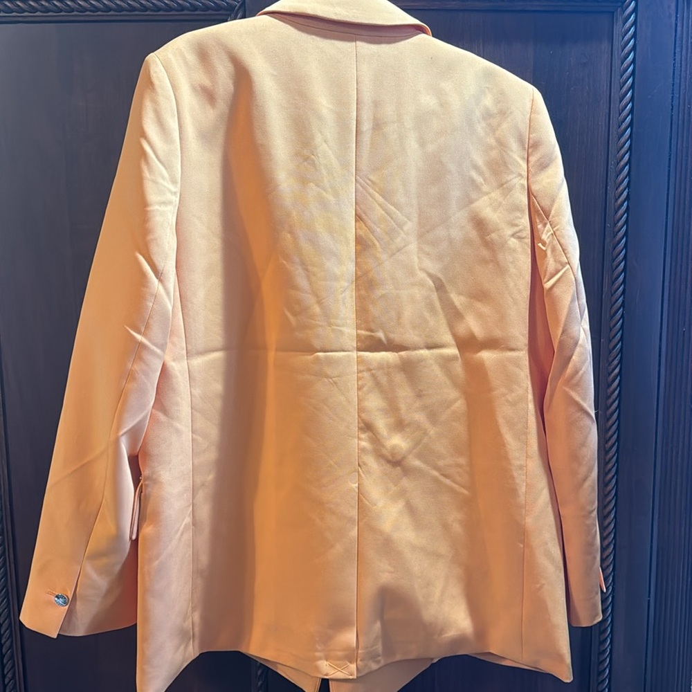 NWT DKNY Golden Orange Blazer Size 15 - Picture 7 of 8
